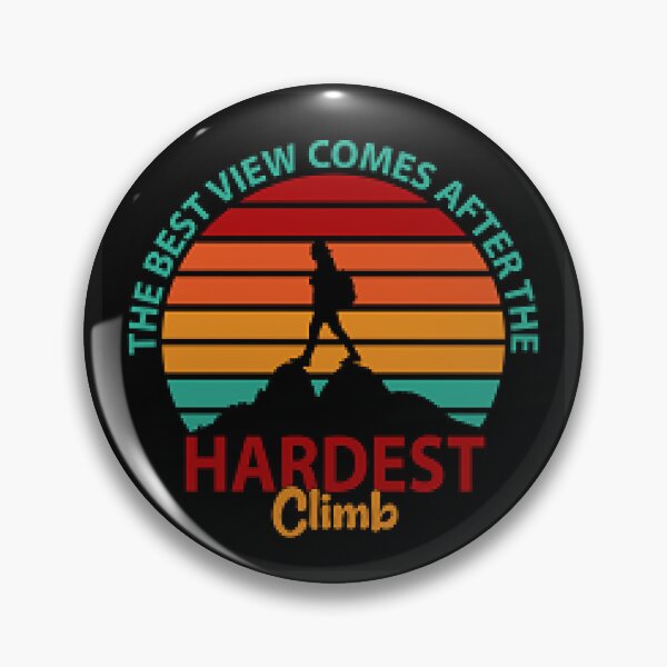 Item preview, The Best View Comes After The Hardest Climb - Top Hiking View designed and sold by lduke47.