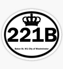 221B Baker St. Sticker