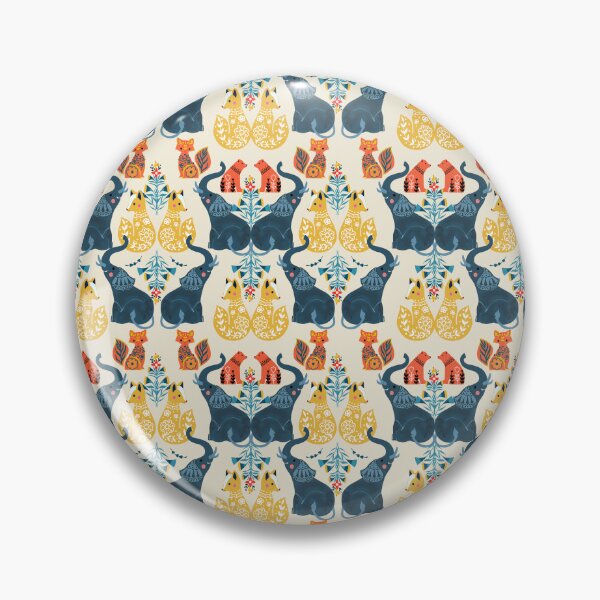 Item preview, Elephant Fox Bear Floral designed and sold by MobertsonArt.