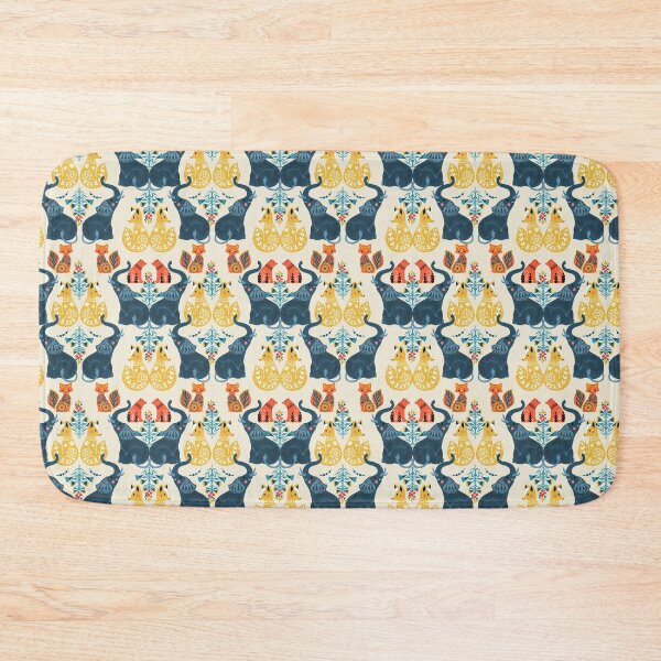 Item preview, Elephant Fox Bear Floral designed and sold by MobertsonArt.