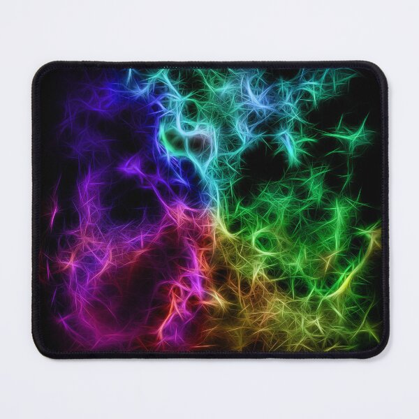 Item preview, Abstract Rainbow Neon Pattern designed and sold by murkyswamp.