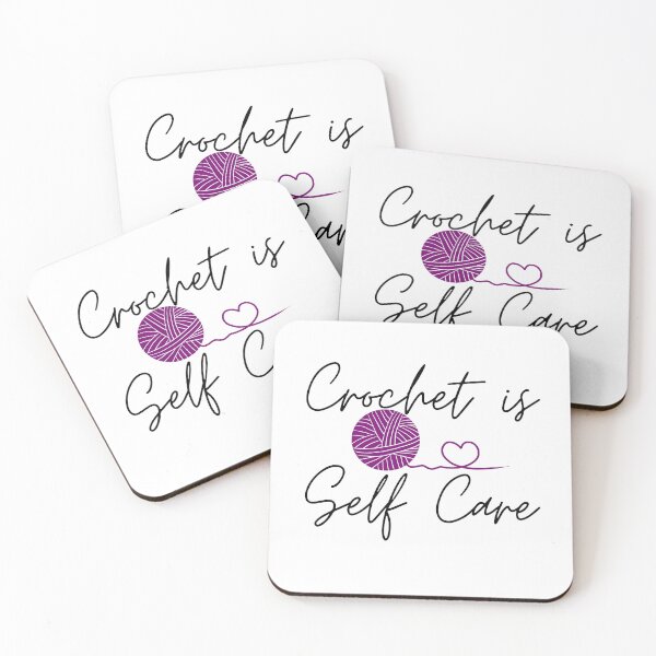 Item preview, Crochet is Self Care designed and sold by trashtypography.