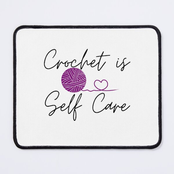 Item preview, Crochet is Self Care designed and sold by trashtypography.