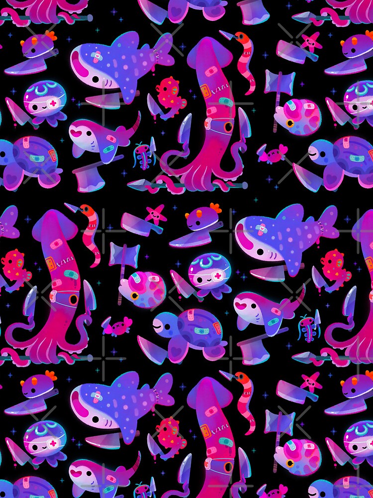 Stabby marine life by pikaole
