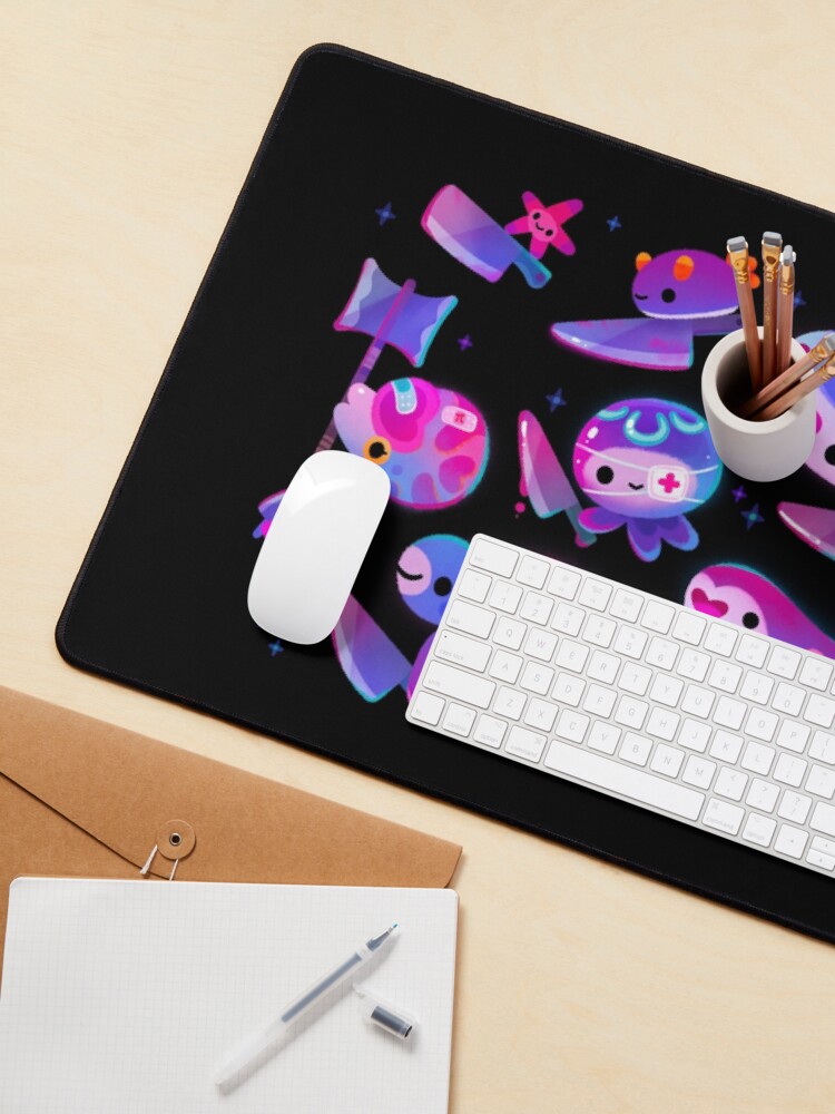 Alternate view of Stabby marine life Mouse Pad