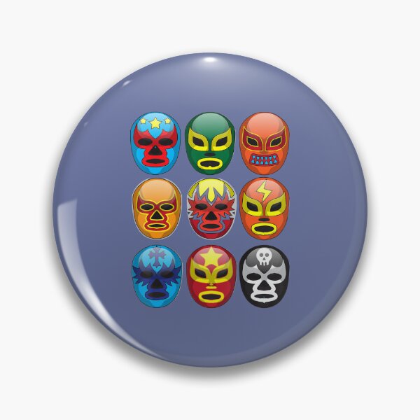 Item preview,  Wrestler Colorful Masks Cute Fighting designed and sold by PigGame.
