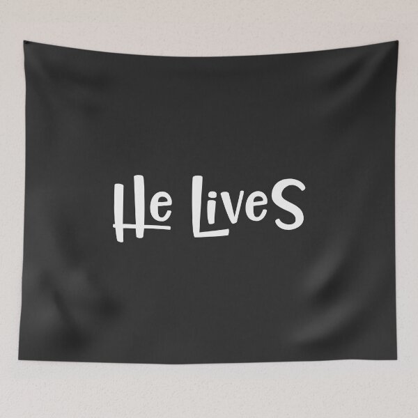 Item preview, Christian Design - He Lives designed and sold by simplydesignart.