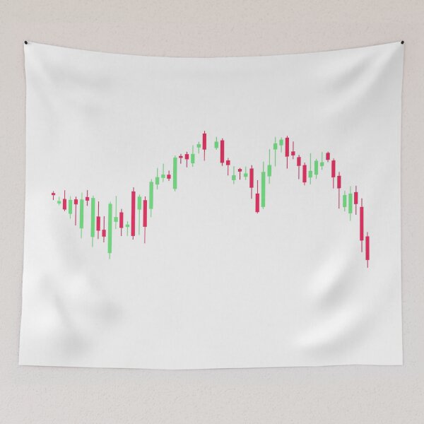 Item preview, Stock market candle stick chart designed and sold by 2MB-.