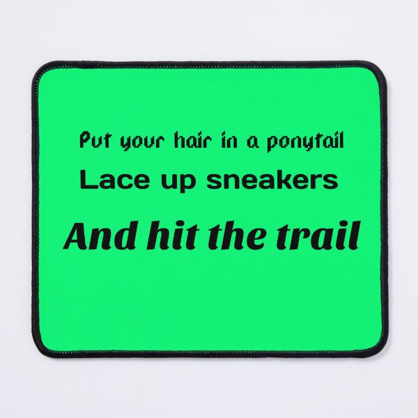 Item preview, Put your hair in a pony tail lace up sneakers and hit the trail designed and sold by Echo Aesthetics.