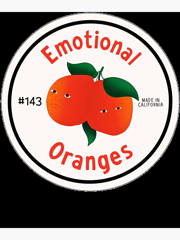 "Emotional Oranges Classic Essential " Poster for Sale by richmondlisha