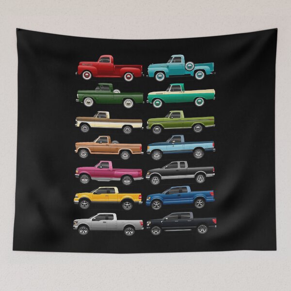 Item preview, Evolution of Ford Trucks F Series 1948 - 2021 F1 F100 F150  Classic  designed and sold by richmondlisha.