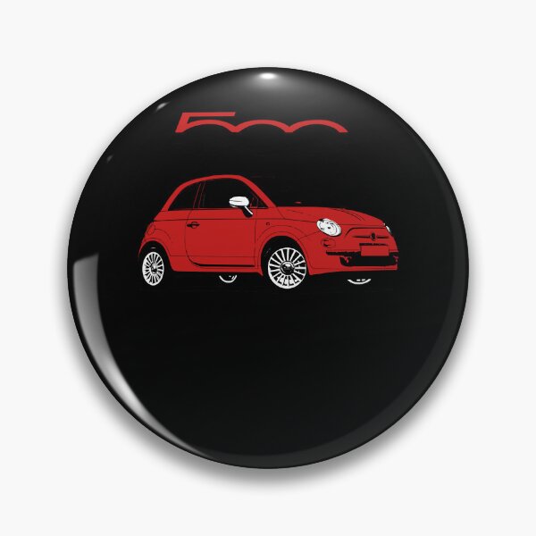 Item preview, Fiat 500 Red and white  Essential  designed and sold by moyealchristene.
