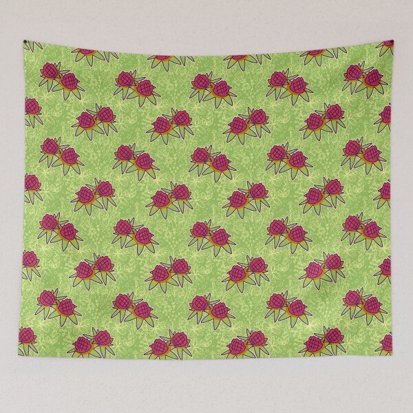 Item preview, Pineapple Blossoms Floral Pattern designed and sold by SaradaBoru.