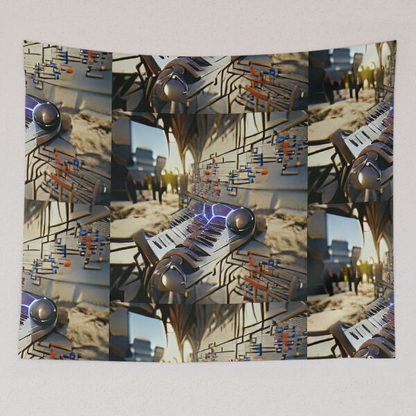 Item preview, Futuristic Music Production Studio designed and sold by cottonklub.