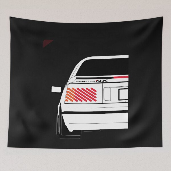 Item preview, Nissan NX Pulsar Coupe - White Essential T-Shirt.png designed and sold by JerryOrmani.