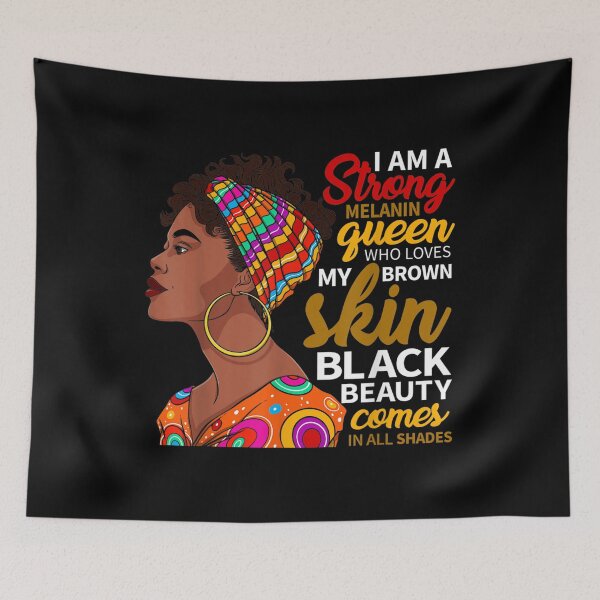 Item preview, I Am A Strong Melanin Queen Afro Black Girls Melanin Day  designed and sold by mchargue12.