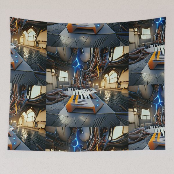 Item preview, Futuristic Music Production Studio designed and sold by cottonklub.