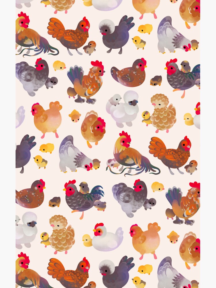 Thumbnail 4 of 4, Samsung Galaxy Phone Case, Chicken and Chick - pastel designed and sold by pikaole.