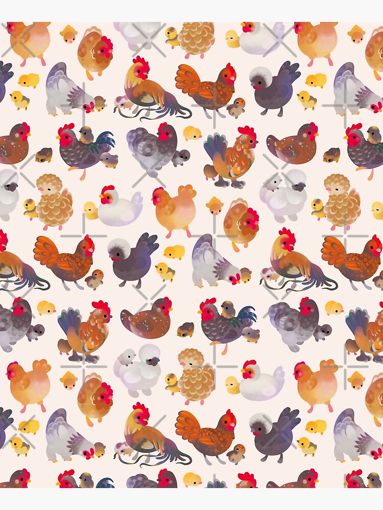 Chicken and Chick by pikaole