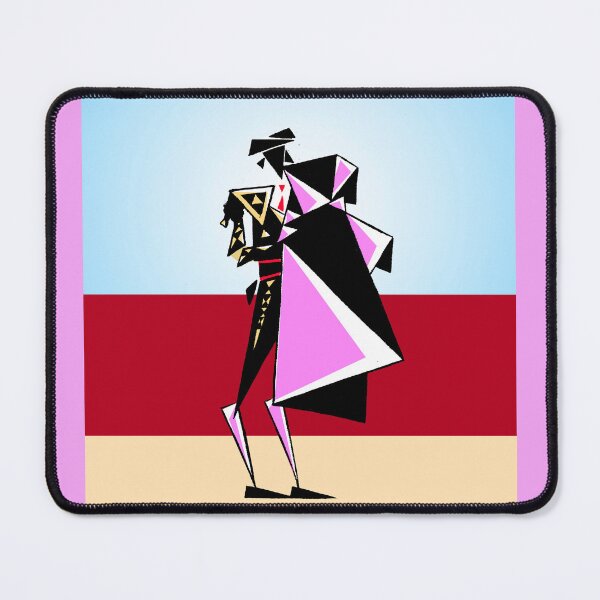 Item preview, cubist bullfighter designed and sold by ArtLonso.