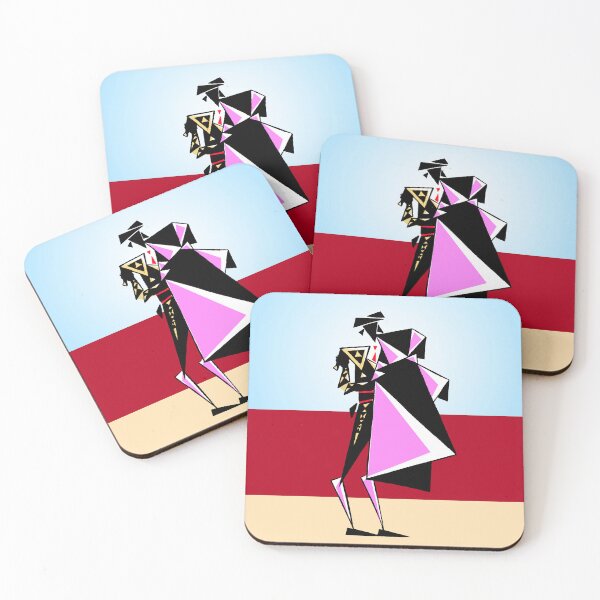 Item preview, cubist bullfighter designed and sold by ArtLonso.
