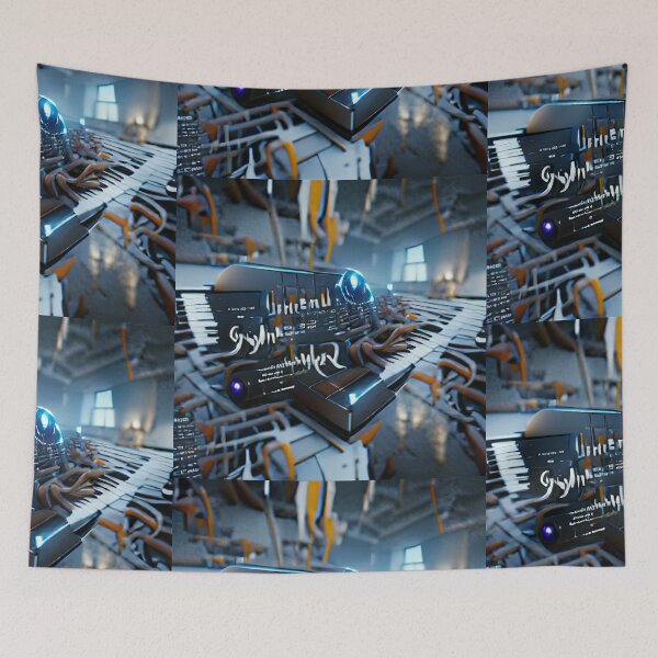 Item preview, Futuristic Music Production Studio designed and sold by cottonklub.