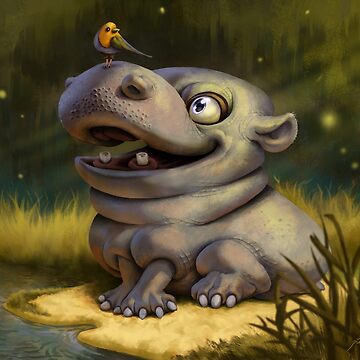 Aperçu de l'œuvre hippo jungle de pitgraf