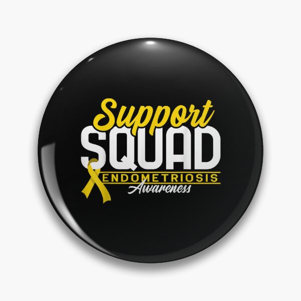 Item preview, Support Squad I Uterus Endometrium Endometriosis Awareness  designed and sold by mchargue12.