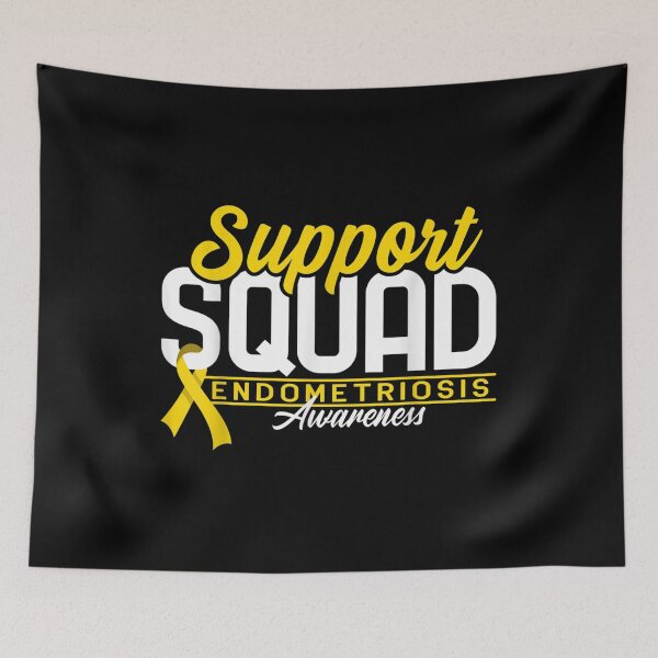 Item preview, Support Squad I Uterus Endometrium Endometriosis Awareness  designed and sold by mchargue12.