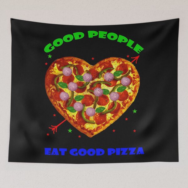 Item preview, Good People Eat Good Pizza - This is a great design for good people who love pizza. designed and sold by Deylinashop.