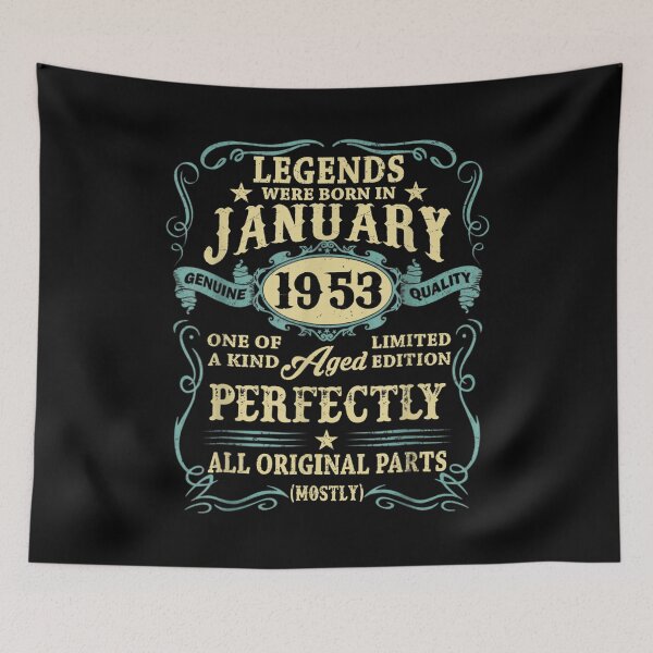 Item preview, January 1953 69th Birthday Gift 69 Year Old Men Women  designed and sold by mchargue12.