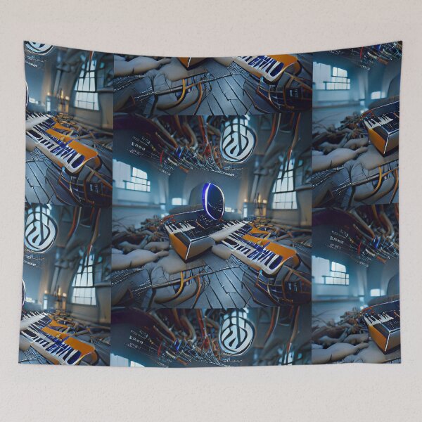 Item preview, Futuristic Electronic Music Production Studio designed and sold by cottonklub.