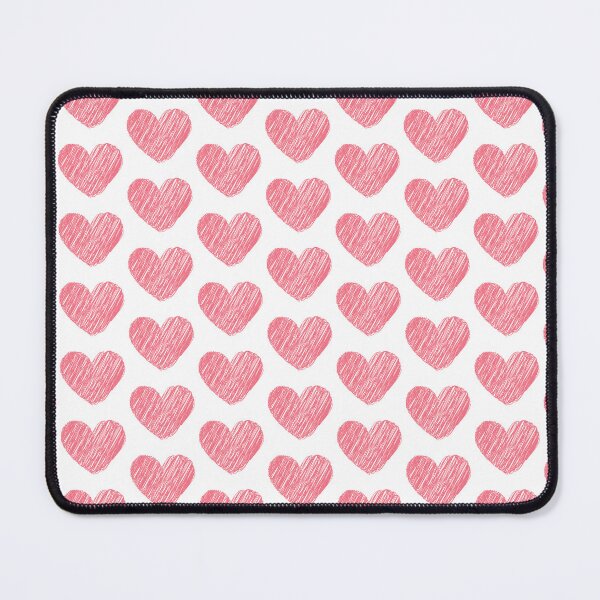 Item preview, Scribbled Heart Shape Pink designed and sold by riceayoj.