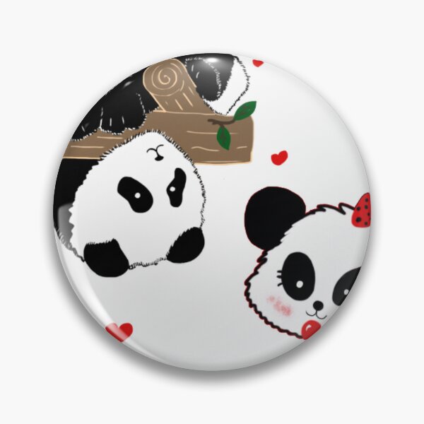 Artikelvorschau, Pandabär Liebespaar Mann zu Frau Geschenkidee entworfen und verkauft von PinkySkull.