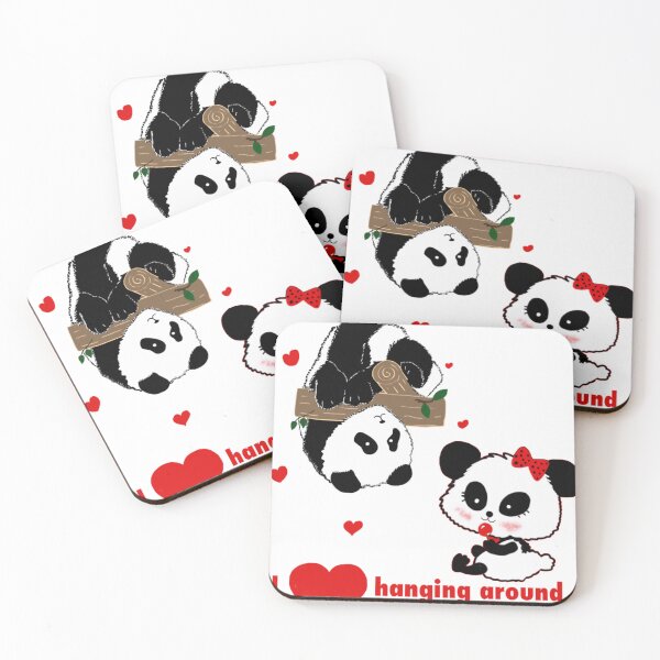 Item preview, Panda Bear Love Couple  Man to Woman Gift Idea  designed and sold by PinkySkull.