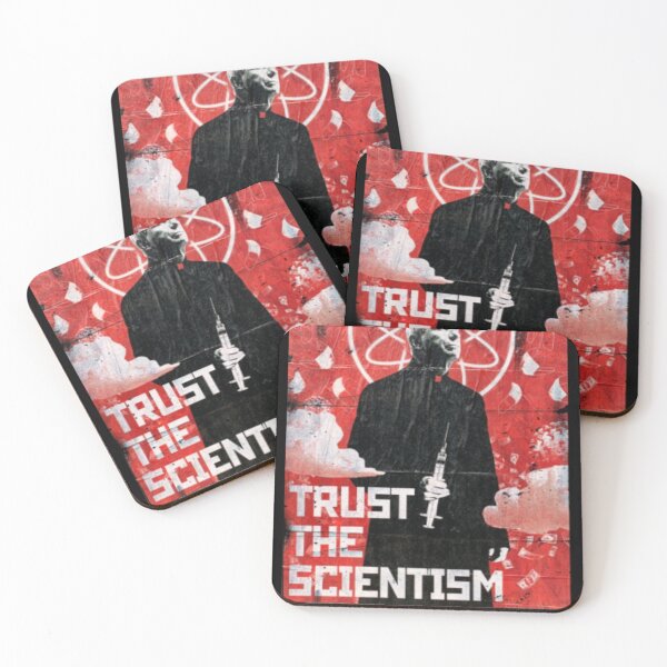Item preview, Commie Fauci  Art, Trust the scientism, Sarcastic humor shirt, wearable poster shirt, non compliance designed and sold by RohiatohBarry.