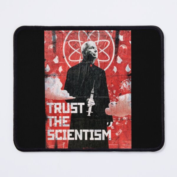 Item preview, Commie Fauci  Art, Trust the scientism, Sarcastic humor shirt, wearable poster shirt, non compliance designed and sold by RohiatohBarry.