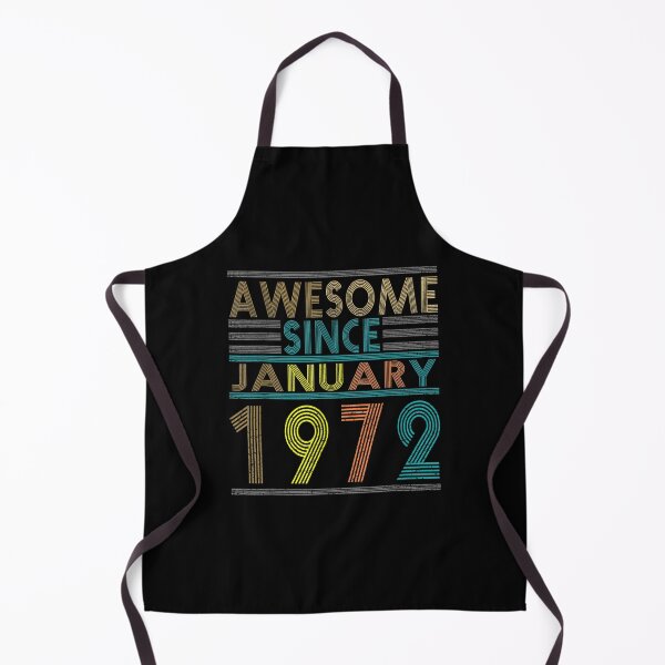 Item preview, Awesome Since January Born In 1972 Vintage 50th Birthday designed and sold by mchargue12.