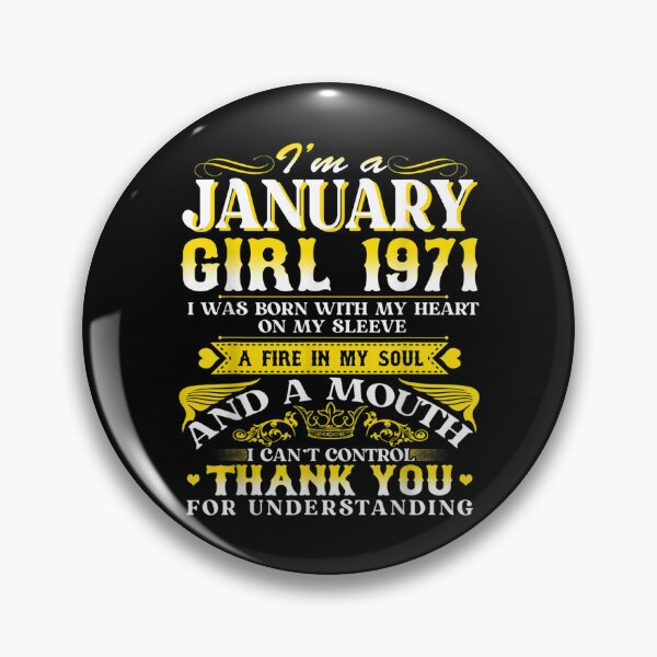 Item preview, January Girls 1971 Birthday Gift 51 Years Old Made In 1971  designed and sold by mchargue12.