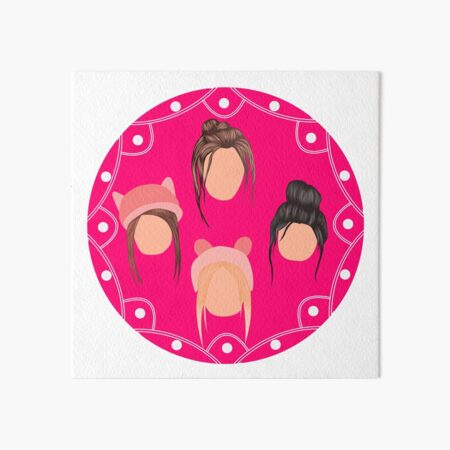 "Aesthetic mandala Roblox Girl" Art Board Print by vectorbyarymann