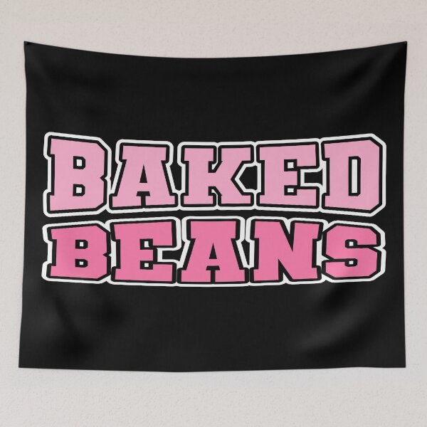 Item preview, Baked Beans Preppy British Food English Breakfast Pink designed and sold by cashewdays.