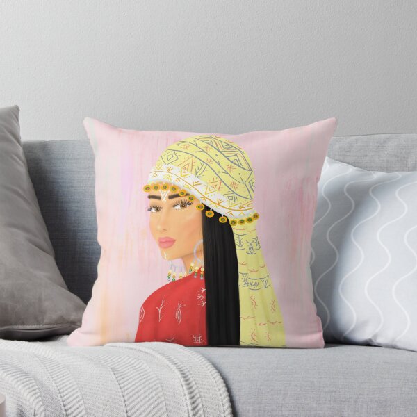 Item preview, Amazigh beautiful woman painting animation Traditional outfit illustration  designed and sold by Imanitasong.