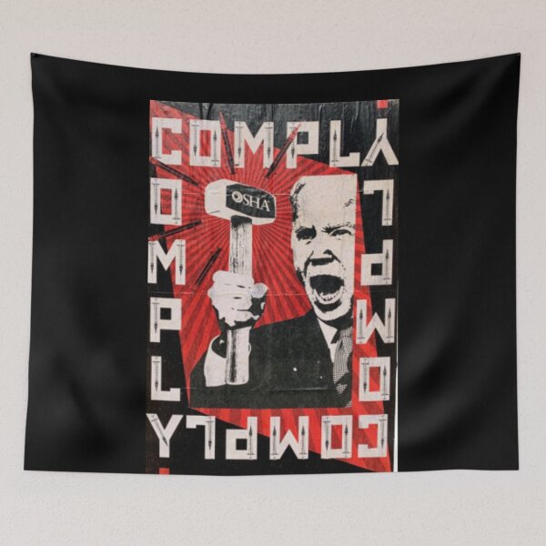 Item preview, Commie Biden Art, Comply Poster, Sarcastic humor shirt, wearable poster shirt, non compliance designed and sold by RohiatohBarry.