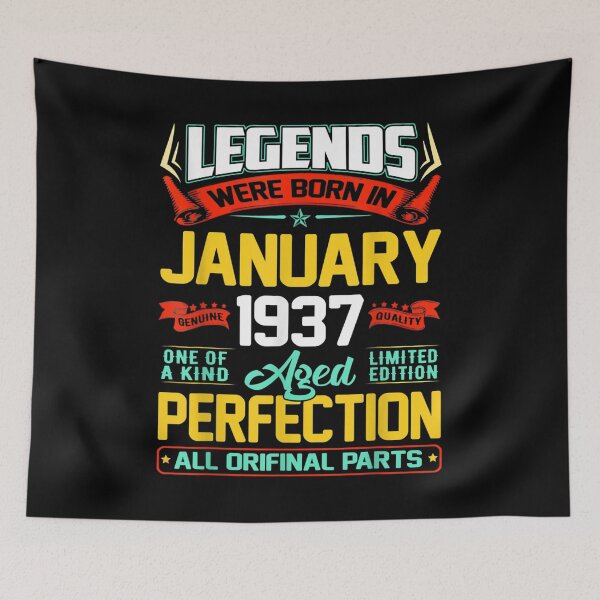 Item preview, January 1937 85th Birthday Gift 85 Year Old Men Women  designed and sold by mchargue12.