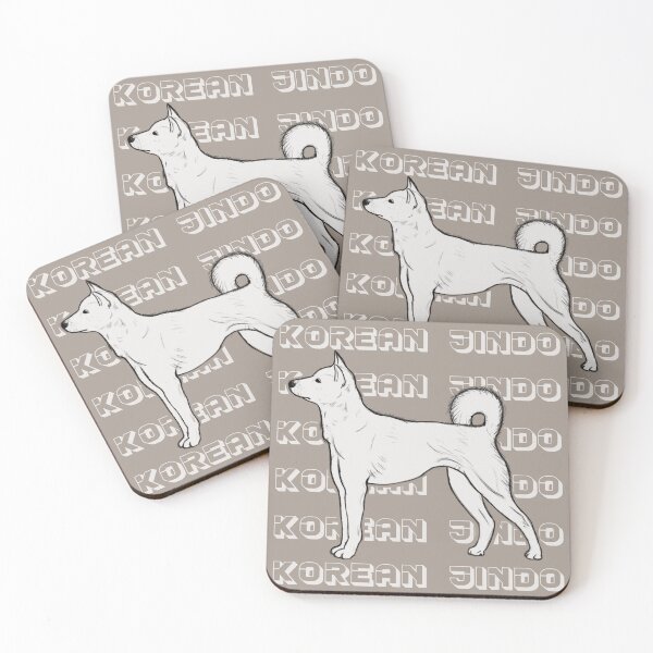 Item preview, Korean Jindo Dog Sketch Gift For Jindo Lovers designed and sold by JooArtPrints  ★★★★★.