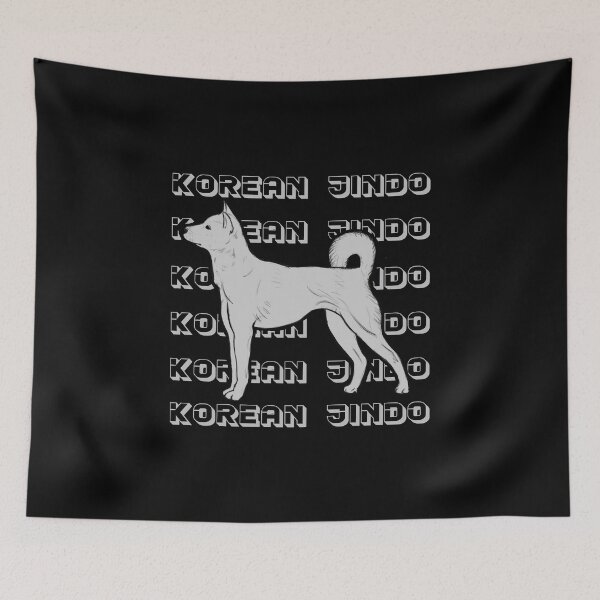 Item preview, Korean Jindo Dog Sketch Gift For Jindo Lovers designed and sold by JooArtPrints  ★★★★★.