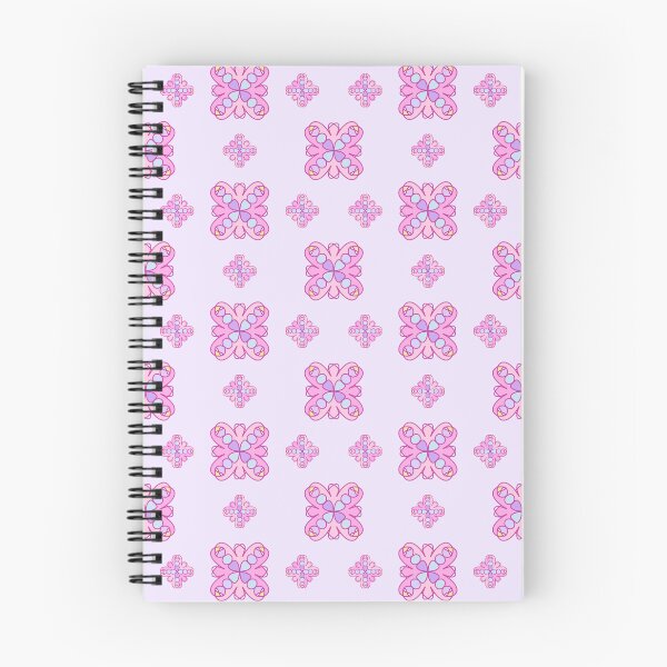Item preview, Pink Gradient Crystal Flowers Pattern designed and sold by KKhloris.