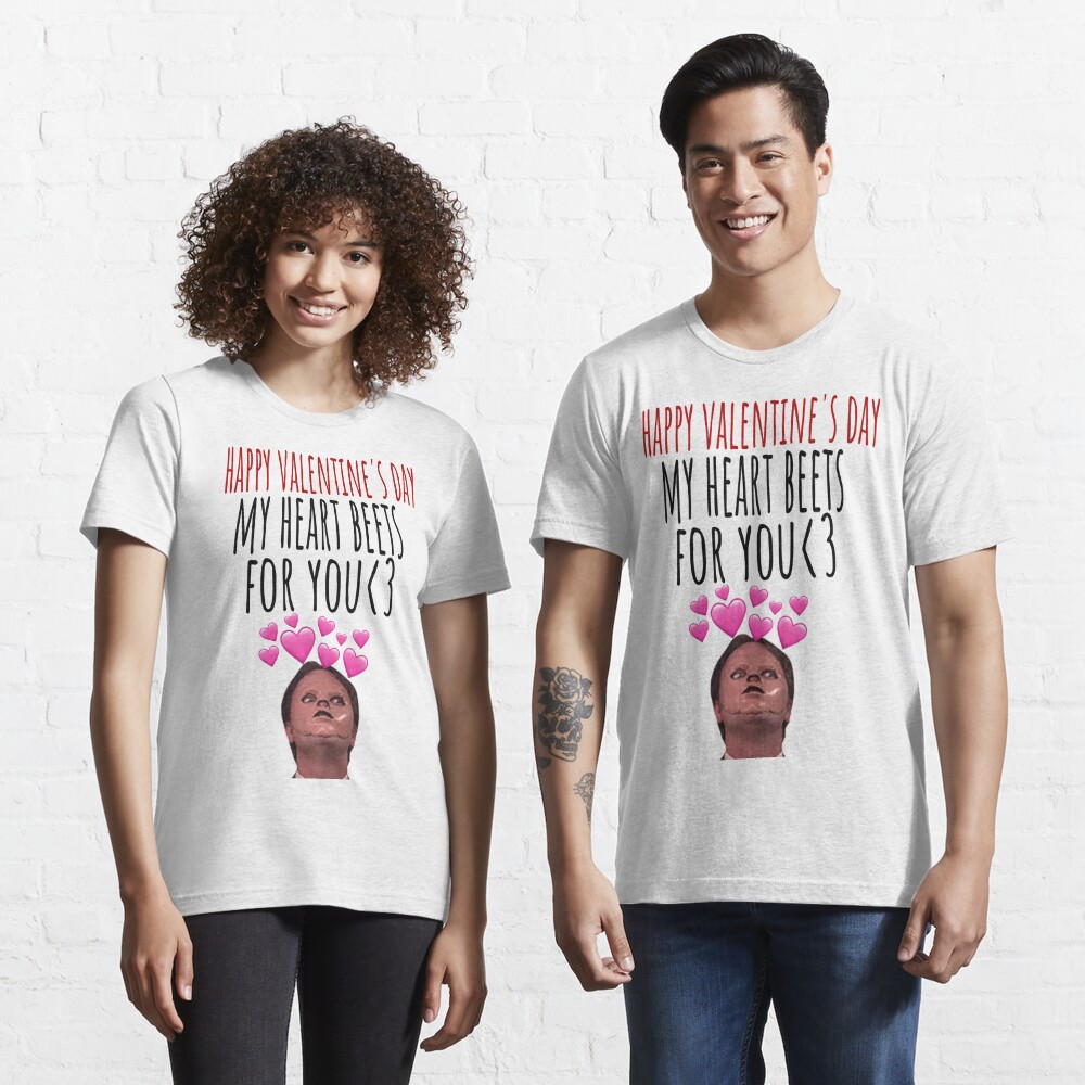 Funny My Heart Beets For You The Office Dwight Valentines Day T Shirt 