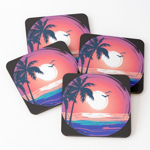 Item preview, Palm Tree Beach Sunset In Summer designed and sold by Rahke.