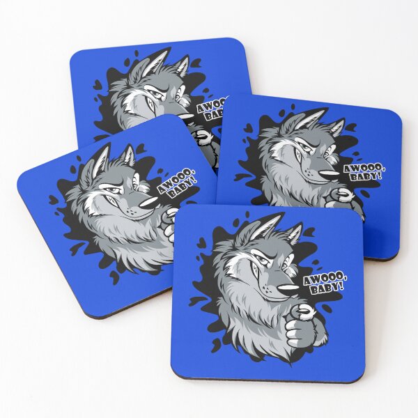 Item preview, Wolf AWOO Baby Sticker designed and sold by LeireAguayo.